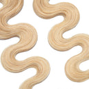 20 PCS Rooted Tape In Hair Extensions Human Hair Invisible Seamless Skin Weft Body Wave Highlight Double Side Tape Remy Human Hair Extensions Wavy For Women (20'',50g/20pcs,