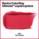 REVLON ColorStay Ultimate Liquid Lipstick, Satin-Finish Longwear Full Coverage Lip Color, Top Tomato (050), 0.07 oz REVLON