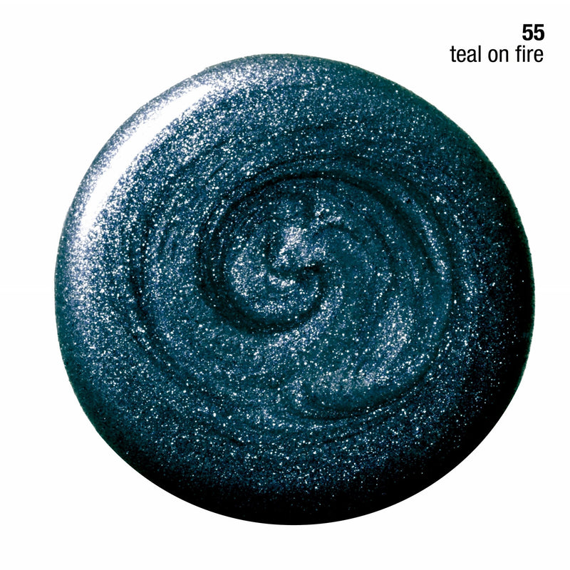 COVERGIRL Outlast Stay Brilliant Nail Gloss Teal on Fire, .37 oz (packaging may vary) COVERGIRL