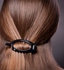 Camila Paris CP2318 French Hair Barrette Clip, Flexible Ponytail Holder No Metal Parts, Strong Hold Grip Hair Clips for Women, No Slip and Durable Styling Girls Hair Accessories, Made in France Camila