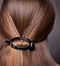 Camila Paris CP2318 French Hair Barrette Clip, Flexible Ponytail Holder No Metal Parts, Strong Hold Grip Hair Clips for Women, No Slip and Durable Styling Girls Hair Accessories, Made in France Camila