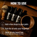 Origin Beard Oil (Cedar) – All-Natural Made in USA – Stimulates Growth, Softens Hair, Reduces Itch – 1oz Origin