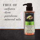 Hair Food Sulfate Free Shampoo and Conditioner Set, with Argan Oil and Avocado, Natural Ingredients, 17.9 Fl Oz Each Hair Food