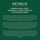 Nexxus Unbreakable Care Shampoo Conditioner and Leave-In Spray 3 Pack For Fine and Thin Hair with Keratin Collagen Biotin 13.5 oz 6 oz Infinity Warehouse