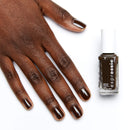 essie expressie Quick-Dry Vegan Nail Polish, Take The Espresso, Blackened Dark Chocolate Brown, 0.33 Ounce essie