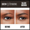 Maybelline New York Brow Extensions Fiber Pomade Crayon Eyebrow Makeup, 262 Black Brown Maybelline New York