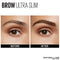 Maybelline Brow Ultra Slim Defining Eyebrow Makeup Mechanical Pencil With 1.55 MM Tip And Blending Spoolie For Precisely Defined Eyebrows, Warm Brown, 0.003 oz. Maybelline New York