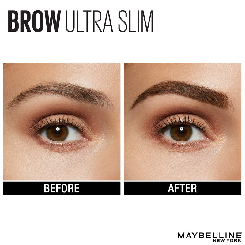 Maybelline Brow Ultra Slim Defining Eyebrow Makeup Mechanical Pencil With 1.55 MM Tip And Blending Spoolie For Precisely Defined Eyebrows, Warm Brown, 0.003 oz. Maybelline New York