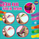 Temporary Glitter Tattoo Hair Color Dye Combo Kit for Girls, Funkidz Teens Makeup Kit Includes Hair Chalk Pens Braid Beads Supplies Stuff for Girls FUN KIDZ