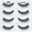 Ardell False Eyelashes Demi Wispies Black, 1 pack (5 pairs per pack) Ardell