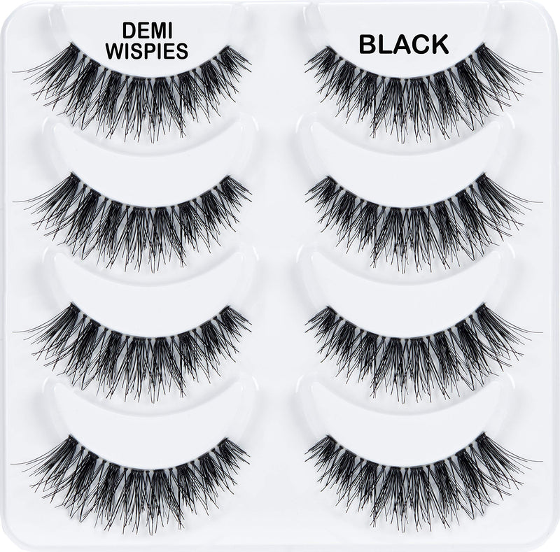 Ardell False Eyelashes Demi Wispies Black, 1 pack (5 pairs per pack) Ardell