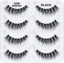 Ardell False Eyelashes Demi Wispies Black, 1 pack (5 pairs per pack) Ardell