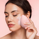 Real Techniques Sponge +, Skin Care Facial Cleanser Tool with Probiotics, Exfoliate and Clean Pores, Miracle Cleansing Sponge Real Techniques