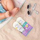 Aveeno Baby Continuous Protection Zinc Oxide Mineral Sunscreen Lotion for Sensitive Skin, Broad Spectrum SPF 50, Paraben- & Tear-Free, Sweat- & Water-Resistant, Travel-Size, 2 x 3 fl. oz Aveeno