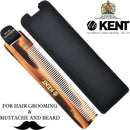 Kent NU22 Handmade All Fine Tooth Pocket Comb for Men, Women and Kids, Hair Comb Straightener for Everyday Grooming Styling Hair, Beard and Mustache, Saw Cut and Hand Polished, Made in England KENT Store