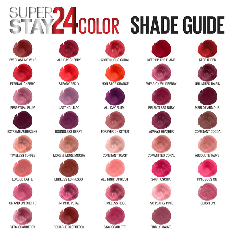 Maybelline SuperStay 24, 2-Step Liquid Lipstick, Endless Espresso Maybelline New York