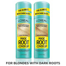 L'Oreal Paris Magic Root Cover Up Hair Color Magic Root Cover Up Concealer Spray For Blondes with Dark Roots, Ammonia and Peroxide Free, Light Blonde, 2 fl. oz. L'Oreal Paris Store