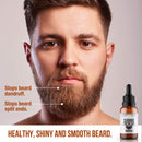 Beard Oil and Conditioner by Rugged Root-Natural Beard Care Made with Tobacco Vanilla Scented Premium Oils- Softens Beard and Promotes Healthy Beard Growth-Small Gift for Men, Perfect Stocking Stuffer Rugged Roots
