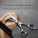 Hair Cutting Scissors Shears Professional Barber ULG 6.5 inch Hairdressing Regular Scissor Salon Razor Edge Hair Cutting Shear Japanese Stainless Steel with Detachable Finger Inserts ULG
