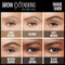 Maybelline New York Brow Extensions Fiber Pomade Crayon Eyebrow Makeup, 262 Black Brown Maybelline New York