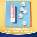 NIVEA Shimmer Lip Care, Moisturizing Lip Balm Stick with Shea Butter and Jojoba Oil, 4 Pack of 0.17 Oz Sticks NIVEA