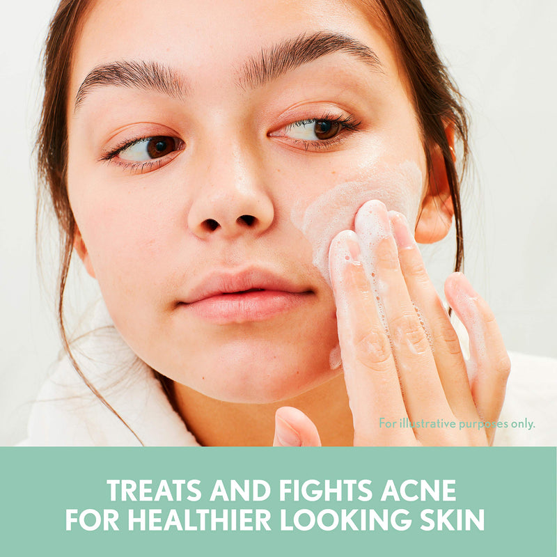 Aveeno Clear Complexion Foaming Oil-Free Facial Cleanser with Salicylic Acid Acne Medication for Breakout-Prone Skin & Soy Extracts, Hypoallergenic & Non-Comedogenic, 6 Fl Oz, Pack of 3 Aveeno