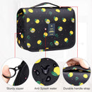 Hanging Toiletry Bag for Men and Women Travel Portable Bathroom Toiletry Storage Bags Waterproof Cosmetics Makeup and Toiletries Organizer Kit with Hook VOCUS