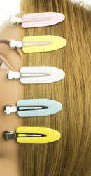 No Bend Hair Clips, Professional, Celebrity hairstyling tool no crease, no mark, no bend great for bangs, pin curl, finger waves, fine hair and thick hair friendly, and makeup application Tearsheet