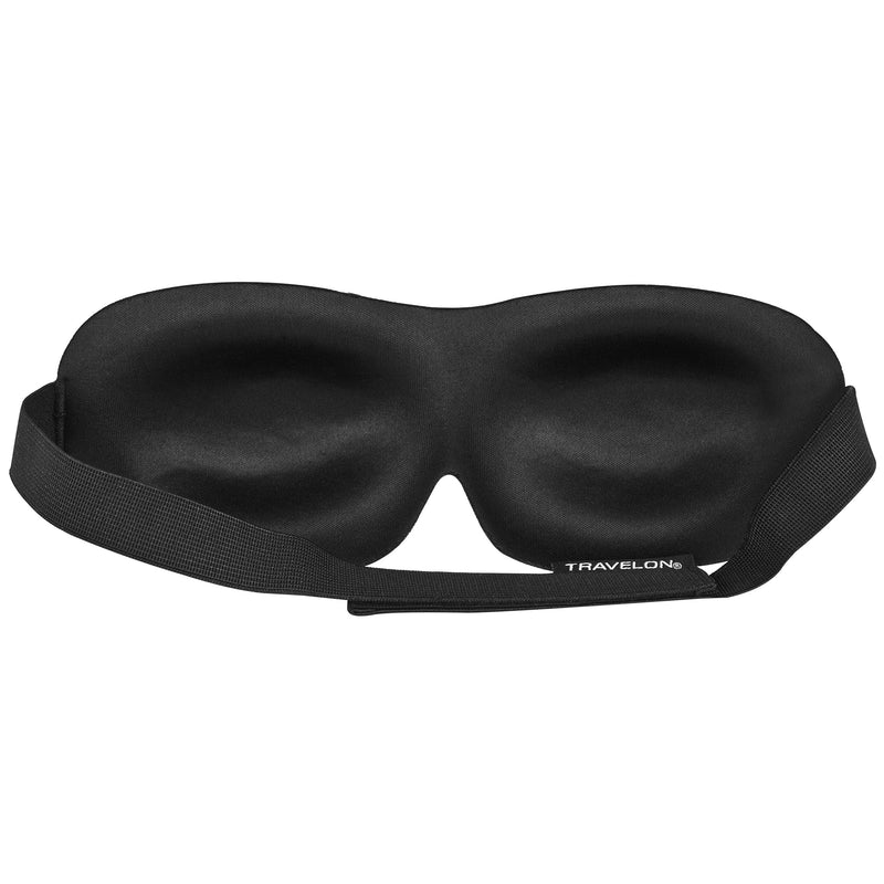 Travelon Eye Mask, Black, 8 x 3 Travelon