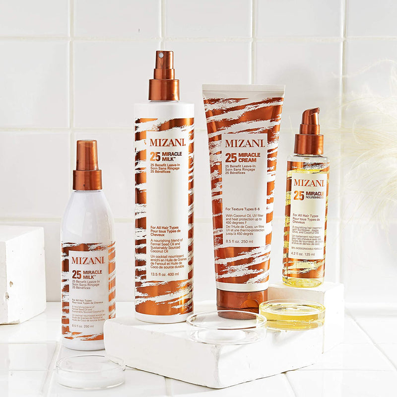 MIZANI 25 Miracle Leave-In Cream | Adds Lightweight Moisture & Touchable Softness | with Coconut Oil | for Curly Hair martinandmark.com