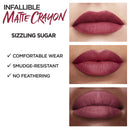 L'Oreal Paris Infallible Matte Lip Crayon, Sizzling Sugar (Packaging May Vary) L'Oreal Paris