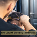 Professional Thinning Shears 6 Inch with Extremely Sharp Blades, 440C Steel Thinning Scissors, Durable, Smooth Motion & Fine Cut, Hair Scissors with Elegant Sheath, Cleaning Leather & Key Fagaci