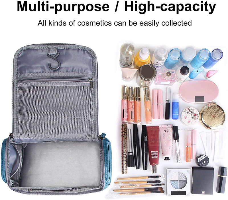 Hanging Travel Toiletry Bag Small Makeup Organizers Waterproof Cosmetic Bag Bathroom Shower Storage Bag Dop Kit for Men Women JUMENG