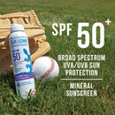 BLUE LIZARD Sport Spray Sunscreen SPF 50+, Cream, Unscented, 5 Fl Oz BLUE LIZARD