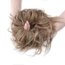 Tousled Updo Messy Bun Hair Piece Fluffy Scrunchy Updo Hair Pieces for Women Wavy Hair Bun Scrunchies Donut Hairpiece Synthetic Ponytail Chignons With Elastic Rubber Band Brown Bleach Blonde Mixed Benehair Store