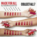 Maybelline New York Color Sensational Made for All Lipstick, Spice For Me, Satin Nude Lipstick, 370 SPICE FOR ME, 1 Count Maybelline New York