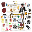 Harry Potter Tattoos for Kids Party Favors Bundle ~ 75 Ct Harry Potter Temporary Tattoos for Adults Teens (Harry Potter Costume Accessories) Wizarding World