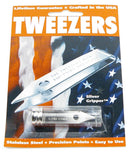 Sliver Gripper Uncle Bill's 19074 Tweezers in a Recloseable Tube Sliver Gripper