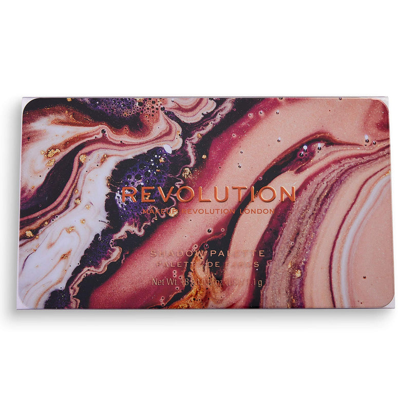 Makeup Revolution Forever Flawless Eyeshadow Palette, Allure, Matte & Shimmer Hues, 18 Pigment-Rich Shades, Vegan & Cruelty-Free, 0.52 Oz Makeup Revolution