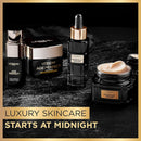 L'Oreal Paris Age Perfect Anti-Aging Midnight Face Serum, Reduce Wrinkles 1oz + Eye Cream Sample Infinity Warehouse