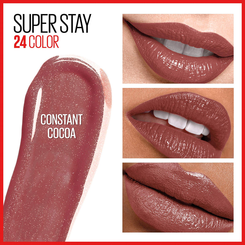 Maybelline SuperStay 24, 2-Step Liquid Lipstick, Constant Cocoa Maybelline New York