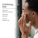 Lumin Exfoliating Rub for Men (1 oz) - Activated Charcoal Face Exfoliator Rub for Reducing Dullness, Dryness, Dark Spots, Blackheads, and Shaving Irritation - Achieve Your Best Look Lumin