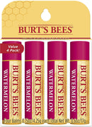 Burt's Bees 100% Natural Origin Moisturizing Lip Balm, Watermelon, 4 Tubes Burt's Bees