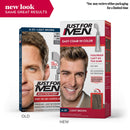 Just For Men Easy Comb-In Color (Formerly Autostop) Mens Hair Dye, Easy No Mix Application - Light Brown, A-25, 3 Pack Just for Men