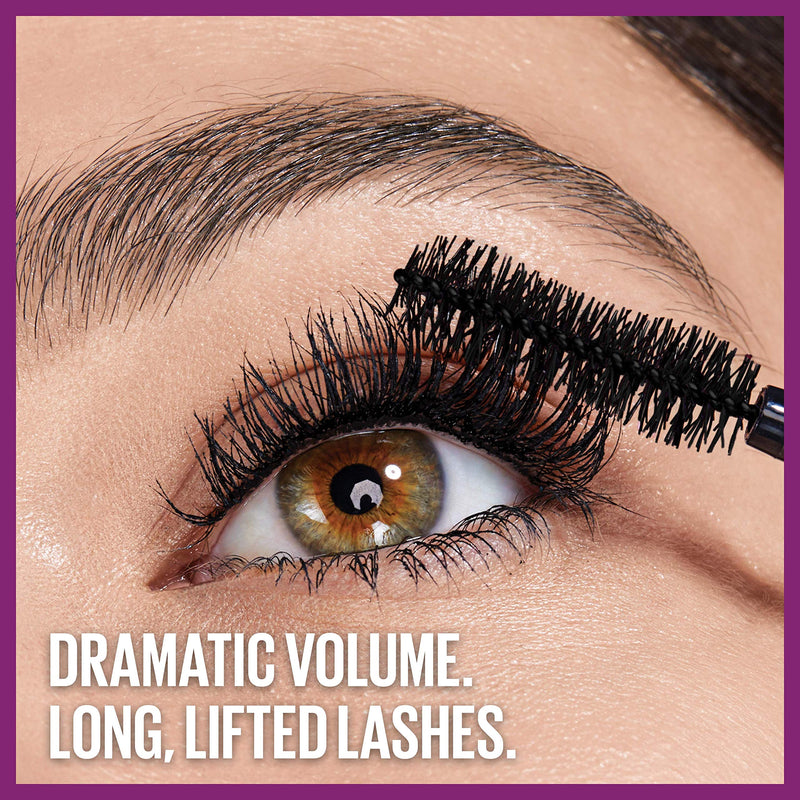 Maybelline the Falsies Lash Lift Washable Mascara Volumizing, Lengthening, Lifting, Curling, Multiplying, Eye Makeup, Blackest Black, 0.32 Fl; Oz Maybelline New York