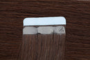 Benehair Human Hair Tape in Remy Hair Extensions Highlighted Medium Brown