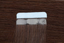 Benehair Human Hair Tape in Remy Hair Extensions Highlighted Medium Brown