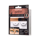 KISS Magnetic Eyeliner & Lash Kit, Lure, 1 Pair of Synthetic False Eyelashes With 5 Double Strength Magnets and Smudge Proof, Biotin Infused Black Magnetic Eyeliner with Precision Tip Brush KISS
