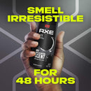 AXE Dual Action Body Spray Deodorant for Long Lasting Odor Protection Black Frozen Pear and Cedarwood Mens Deodorant Formulated Without Aluminum 4.0 oz 4 Count AXE