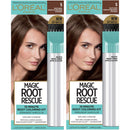 L'Oreal Paris Magic Root Rescue 10 Minute Root Hair Coloring Kit, Medium Brown 5 (Pack of 2) L'Oreal Paris